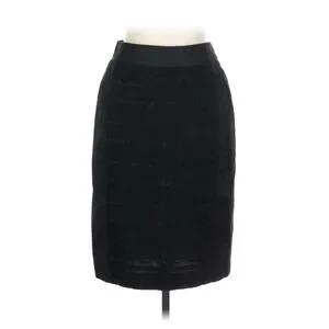 Tory Burch | Skirts | Tory Burch Black Textured Pencil Skirt Womens ...
